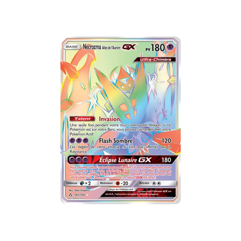 Necrozma Ailes de l'Aurore GX UPR - 161/156