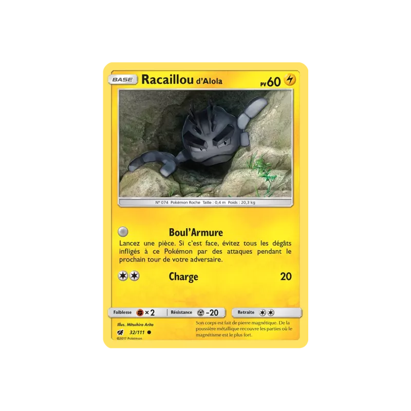 Racaillou d'Alola CIN - 032/111