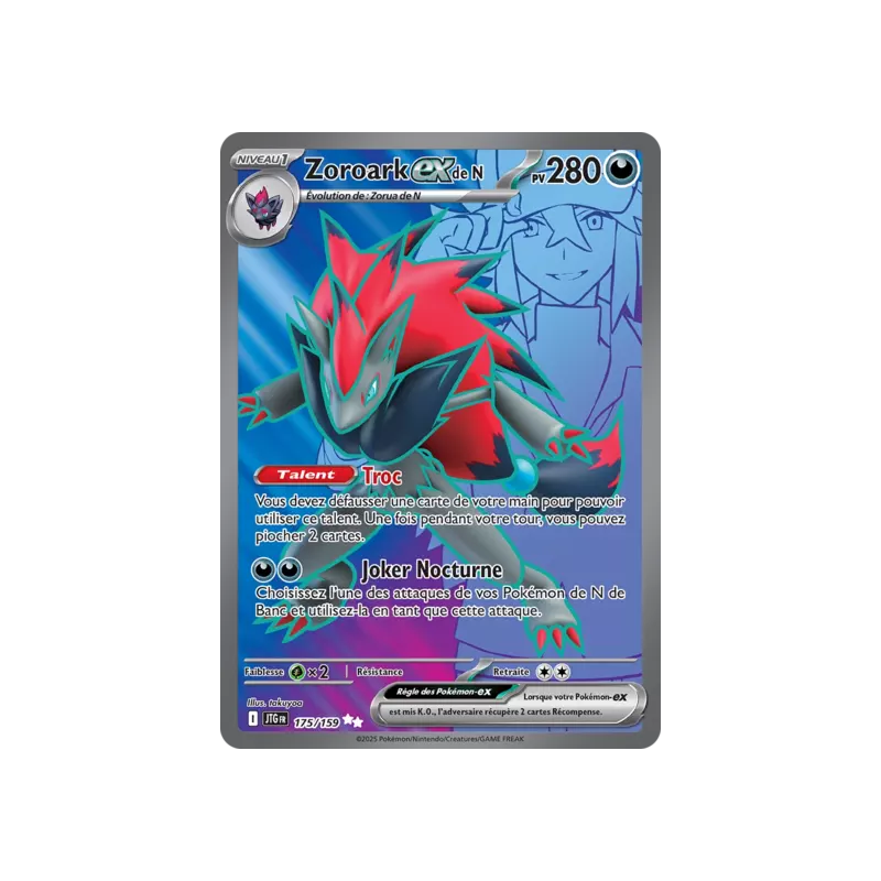 Zoroark EX de N JTG - 175/159