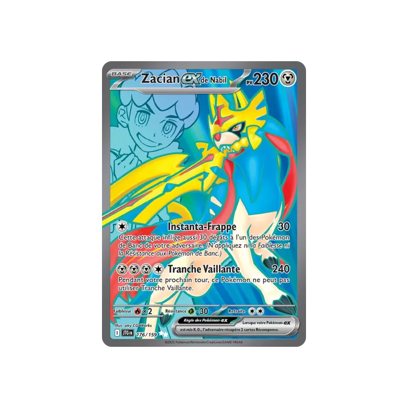 Zacian EX de Nabil JTG - 176/159