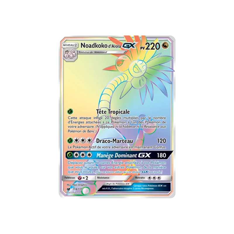 Noadkoko d'Alola GX CIN - 118/111