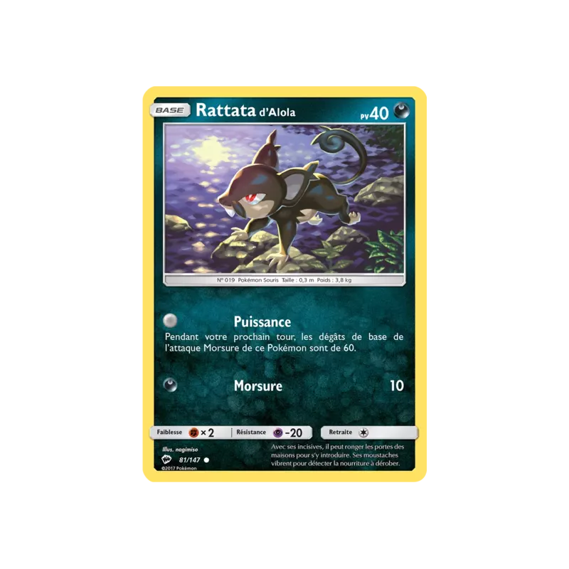 Rattata d'Alola BUS - 081/147