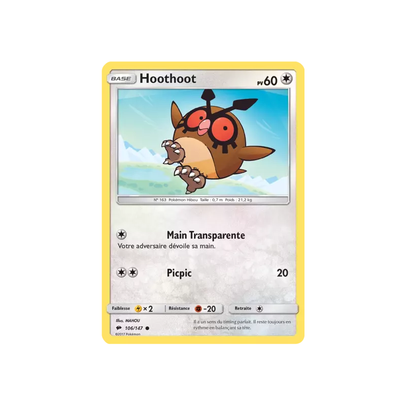 Hoothoot BUS - 106/147
