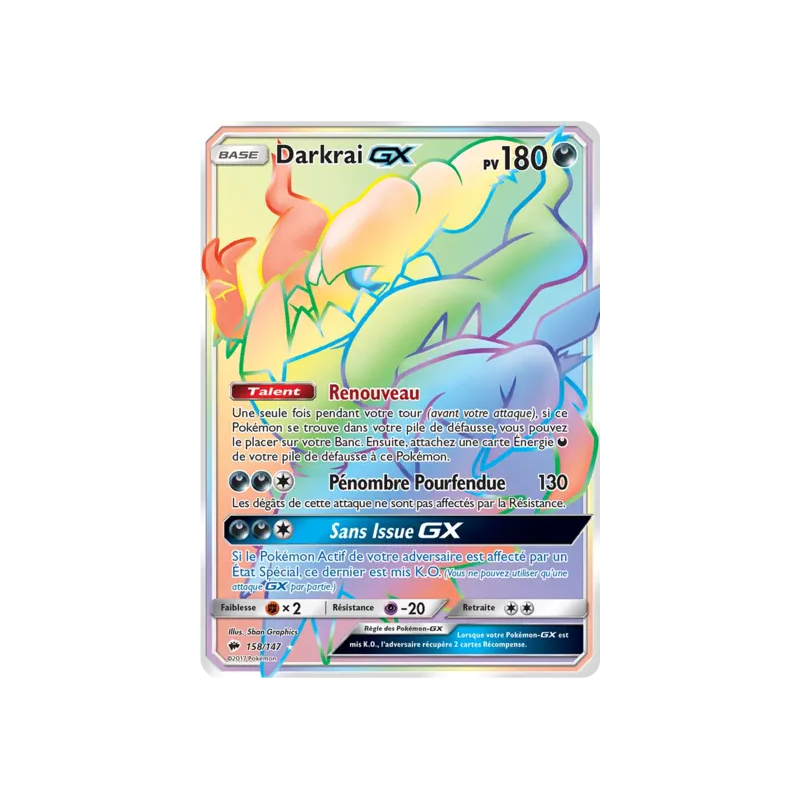 Darkrai GX BUS - 158/147