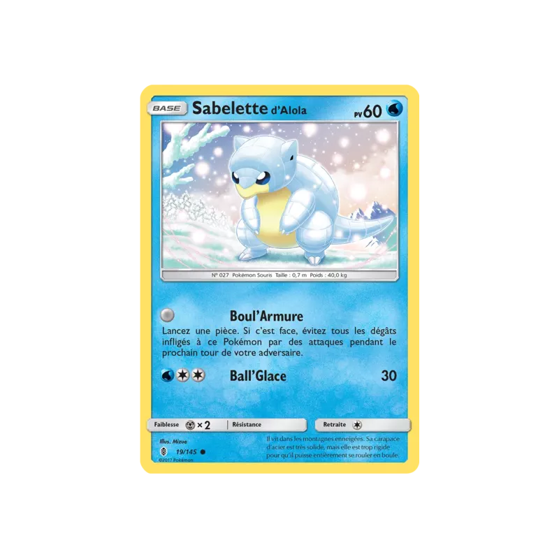 Sabelette d'Alola GRI - 019/145