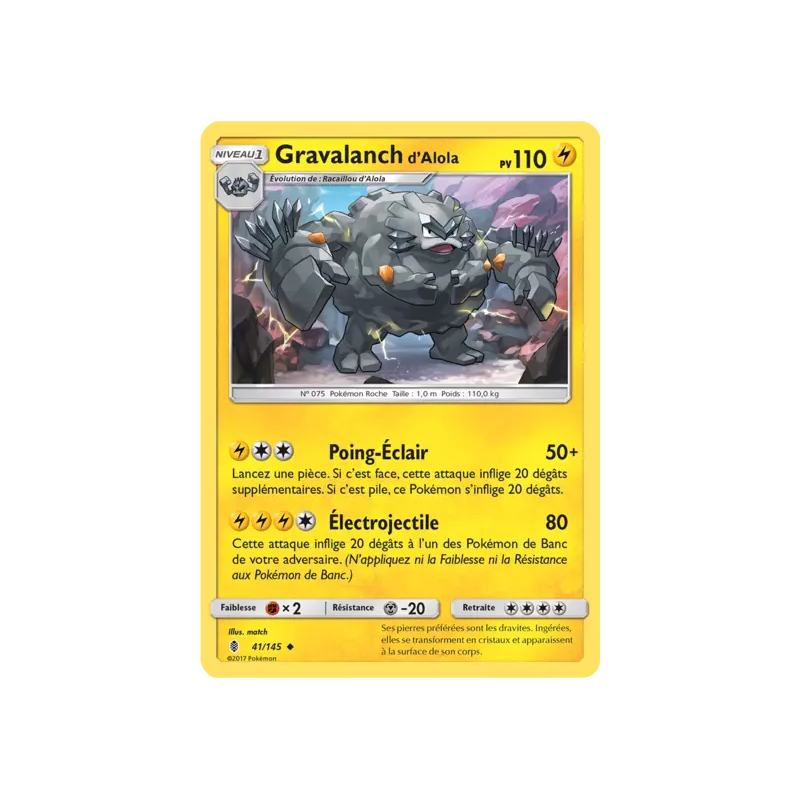 Gravalanch d'Alola GRI - 041/145