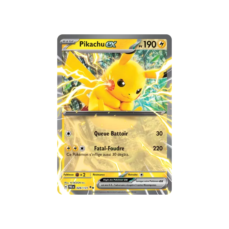 Pikachu EX PRE - 028/131